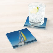 zeilsport | Zuid-Australië Glazen Onderzetter (Schuin)