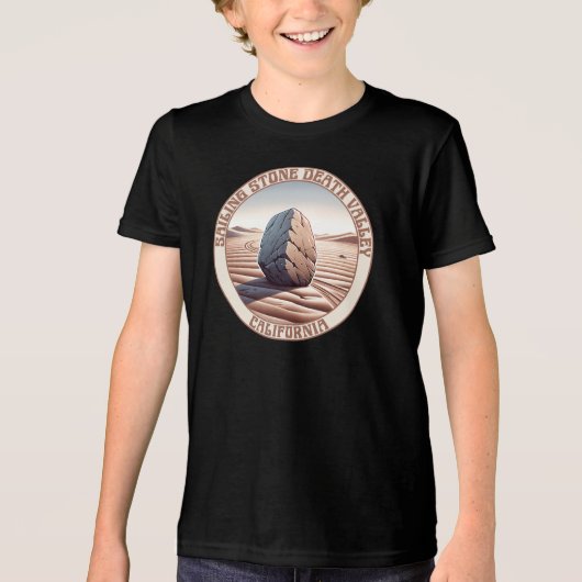 Zeilsteen Death Valley Californië Tri-Blend Shirt (Voorkant)