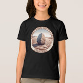 Zeilsteen Death Valley Californië Tri-Blend Shirt (Voorkant)