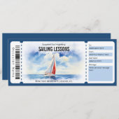 Zeilsurprise-cadeau Kaart (Voorkant / Achterkant)