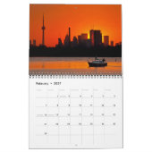 Zeiltocht bij zonsondergang kalender (Feb 2027)
