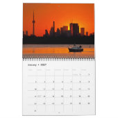 Zeiltocht bij zonsondergang kalender (Jan 2027)