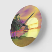 Zeiltocht bij zonsondergang ronde klok (Hoek)