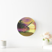 Zeiltocht bij zonsondergang ronde klok (Huis)