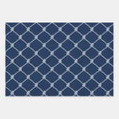 Zeiltouwen nautische kust inpakpapier vel (Voorkant 3)