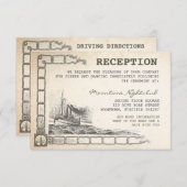 zeilvaart vintage boot ontvangstkaarten informatiekaartje (Voorkant / Achterkant)