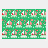 Zeilvakantie Cadeau Inpakpapier Vel (Voorkant 3)