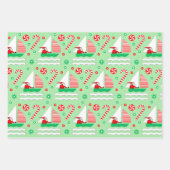 Zeilvakantie Cadeau Inpakpapier Vel (Voorkant)