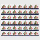 Zeilvakantie Cadeaupapier (Vlak)