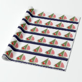 Zeilvakantie Cadeaupapier (Uitgerold)
