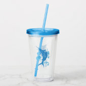 Zeilvis Acryl Drinkbeker (Achterkant)