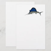 Zeilvis Briefpapier (Voorkant / Achterkant)