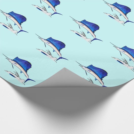 Zeilvis Cadeaupapier (Hoek)