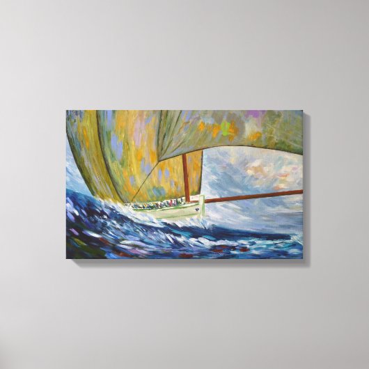 Zeilvis Canvas Afdruk (Voorkant)