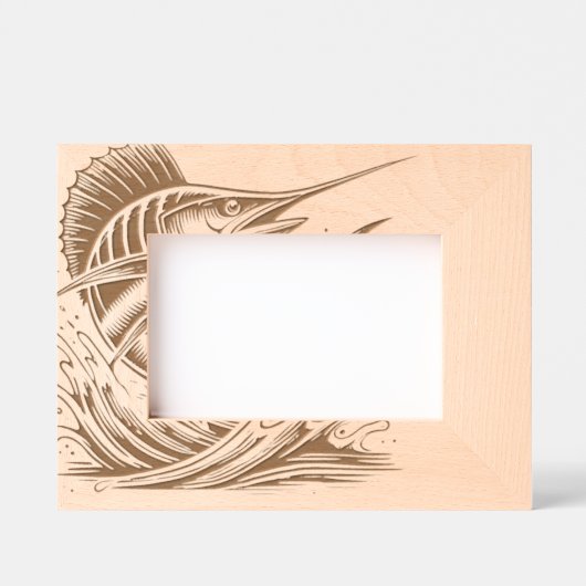 Zeilvis Gegraveerde Lijstjes (Voorkant)