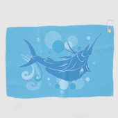 Zeilvis Golfhanddoek (Horizontaal)