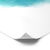 Zeilvis in Waterverf Poster (Hoek)