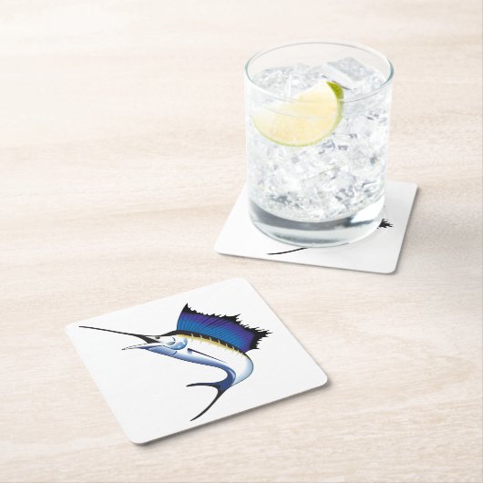 Zeilvis Kartonnen Onderzetters (Insitu)