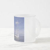 Zeilvis Matglas Koffiemok (Voorkant rechts)