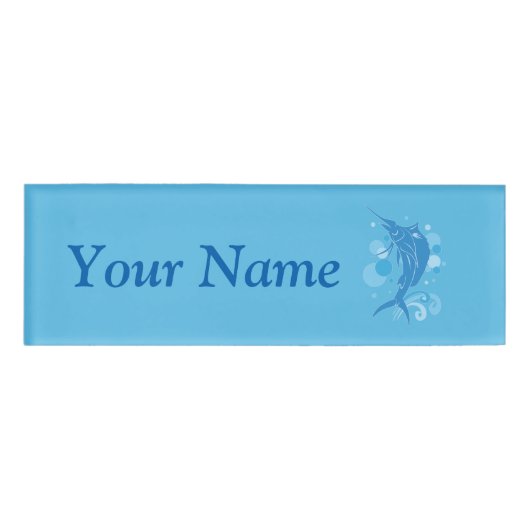 Zeilvis Naambadge (Voorkant)
