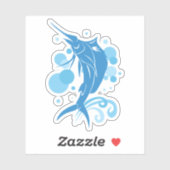 Zeilvis Sticker (Vel)