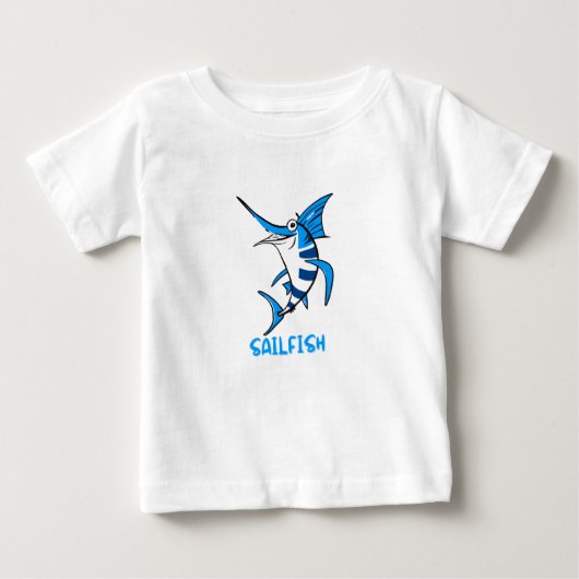 Zeilvis T-shirt voor kinderen (Voorkant)