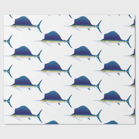 Zeilvis Thunder_Cove Cadeaupapier (Vlak)