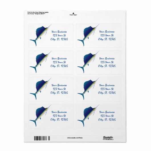 Zeilvis Thunder_Cove Etiket (Full Sheet)