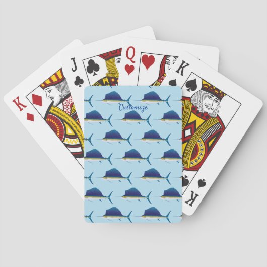 Zeilvis Thunder_Cove Pokerkaarten (Achterkant)