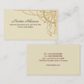 zeilvisitekaartje visitekaartje (Voorkant / Achterkant)