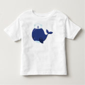 Zeilwalvis, kleine walvis, taarvis, blauwe walvis kinder shirts (Voorkant)