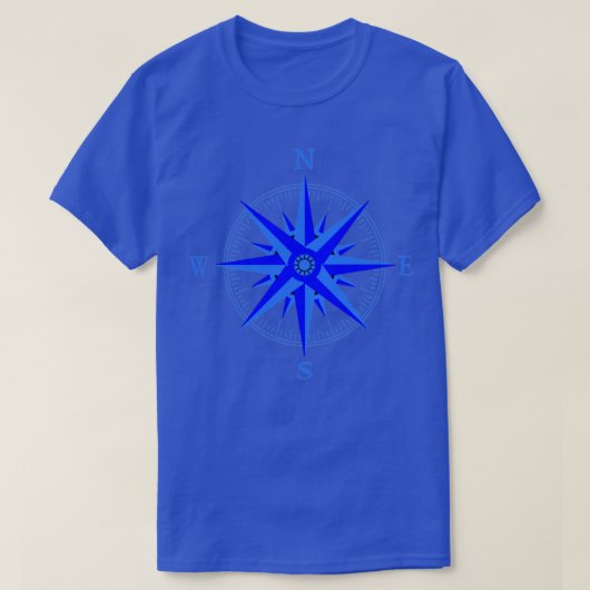 Zeilwind Roos Kompas Nautisch T-shirt (Design voorkant)