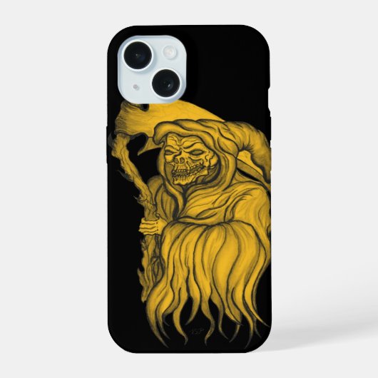 Zeiseman - De Dood iPhone 15 Hoesje (Achterkant)