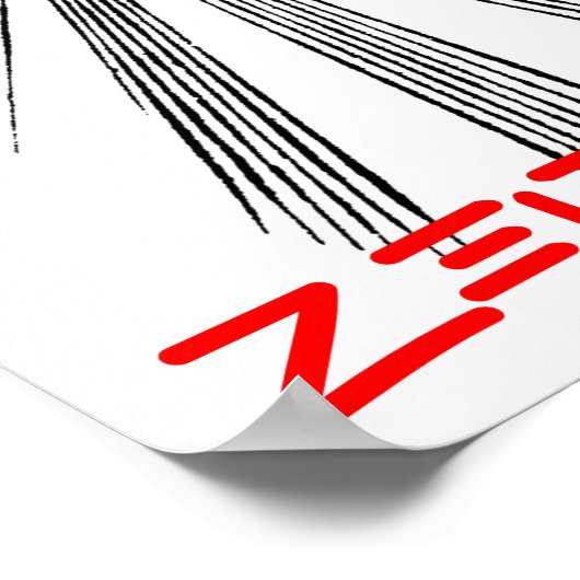 ZEITGEIST Lijst Art Poster (Hoek)