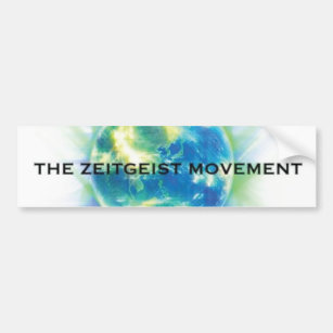 Zeitgeist Movement Bumpersticker