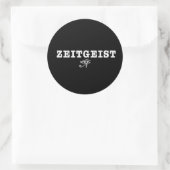 Zeitgeist Ronde Sticker (Tas)