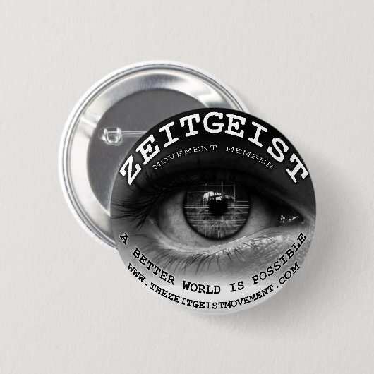 Zeitgeistische Button (Voorkant /achterkant)