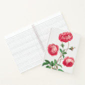Zeitlose Rose Vintage Art Schönheit Notitieboek (Binnen)