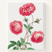 Zeitlose Rose Vintage Art Schönheit Notitieboek (Achterkant)