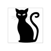 Zeitstempel voor zwarte katten rubberstempel (Afrduk)