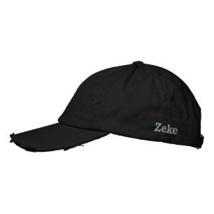 "Zeke" Geborduurde Mannennaam, Pet