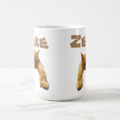 Zeke naam met Funny Lazy Cat, koffie Mok (Center)