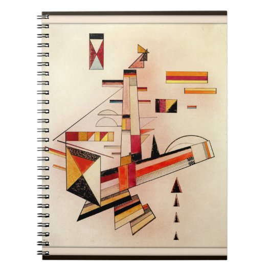 Zeker, beroemde pantsering door Wassily Kandinsky Notitieboek (Voorkant)
