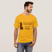 zeker dat je de regering kunt vertrouwen t-shirt (Voorkant volledig)