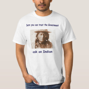 zeker dat je kunt vertrouwen op de regering die ee t-shirt