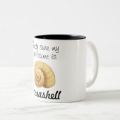 zeker dat mijn geboorte een zeeschip is tweekleurige koffiemok (Voorkant rechts)