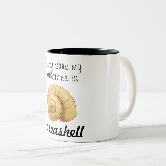  zeker dat mijn geboorte een zeeschip is tweekleurige koffiemok (Voorkant rechts)