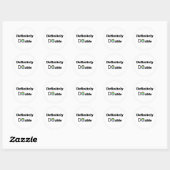 Zeker doenbaar ronde sticker (Vel)