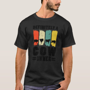 Zeker een Koe eigenaar Koeien boerderijdieren T-shirt