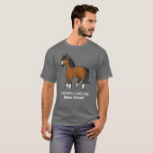 Zeker een Paard Peron T-shirt (Voorkant volledig)